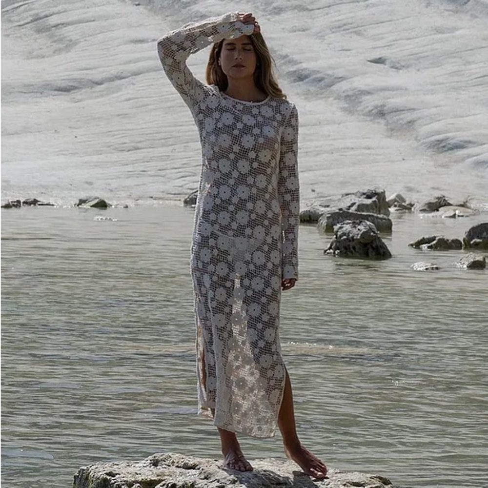 NAKD Belen Hostalet crochet dress/ coverup